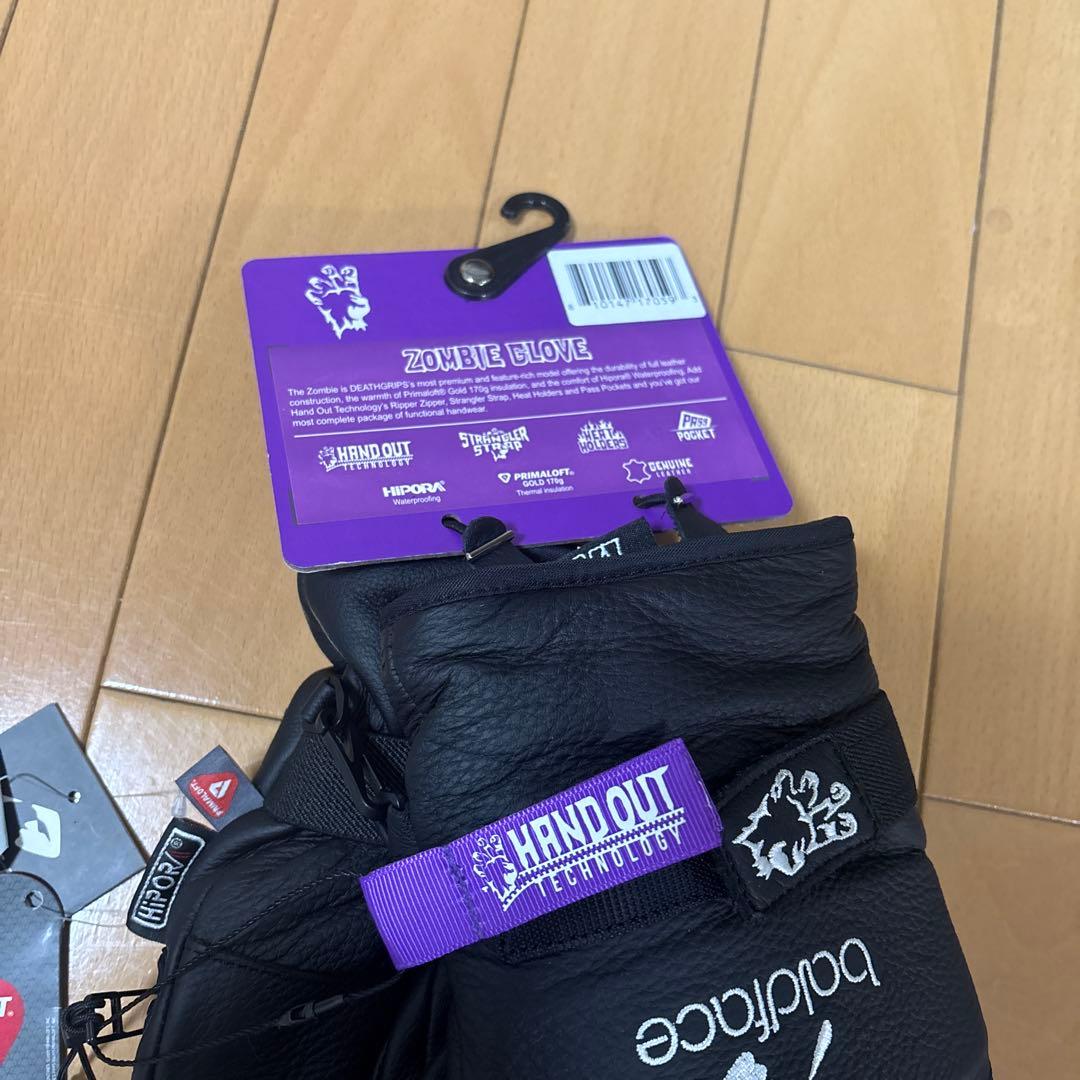 DEATHGRIP新品未使用デスグリップグローブ 5本指 BALDFACE XL