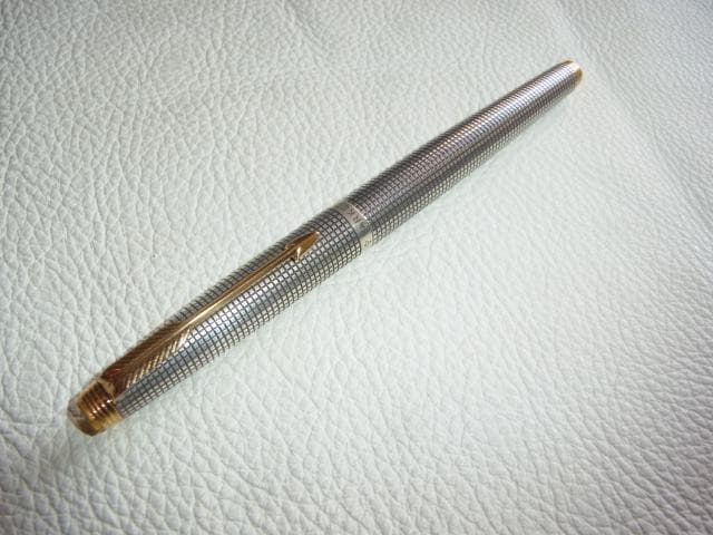 ◆未使用 1970年代 珍品！米国製 シルバー製（銀製）パーカー75 サインペン