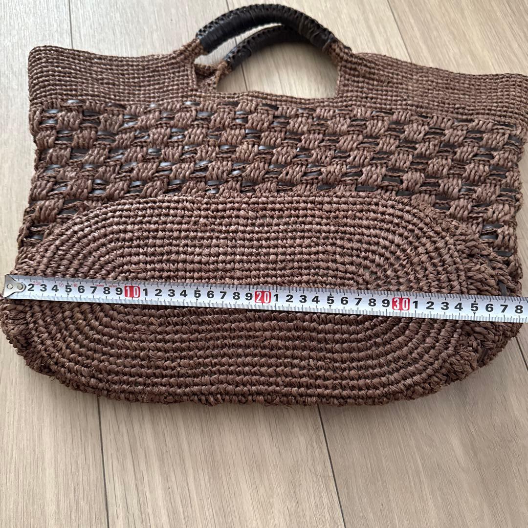 ヘレンカミンスキー　カゴバック　ブラウン