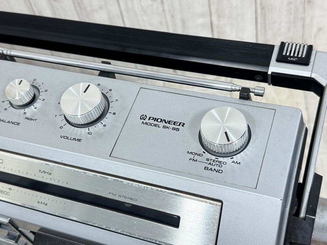 PIONEER パイオニア ラジカセ　SK-95｜希少レトロラジオ動作品・当時物