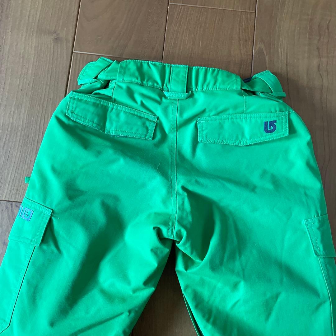 Burton スノーボードウェアセット グレーとグリーン　キッズMサイズ