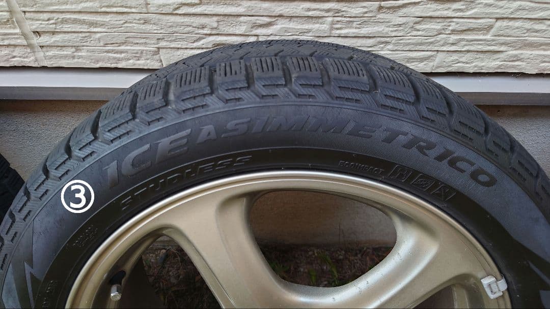 BH型レガシィ純正ホイール＆PIRELLIスタッドレスタイヤセット