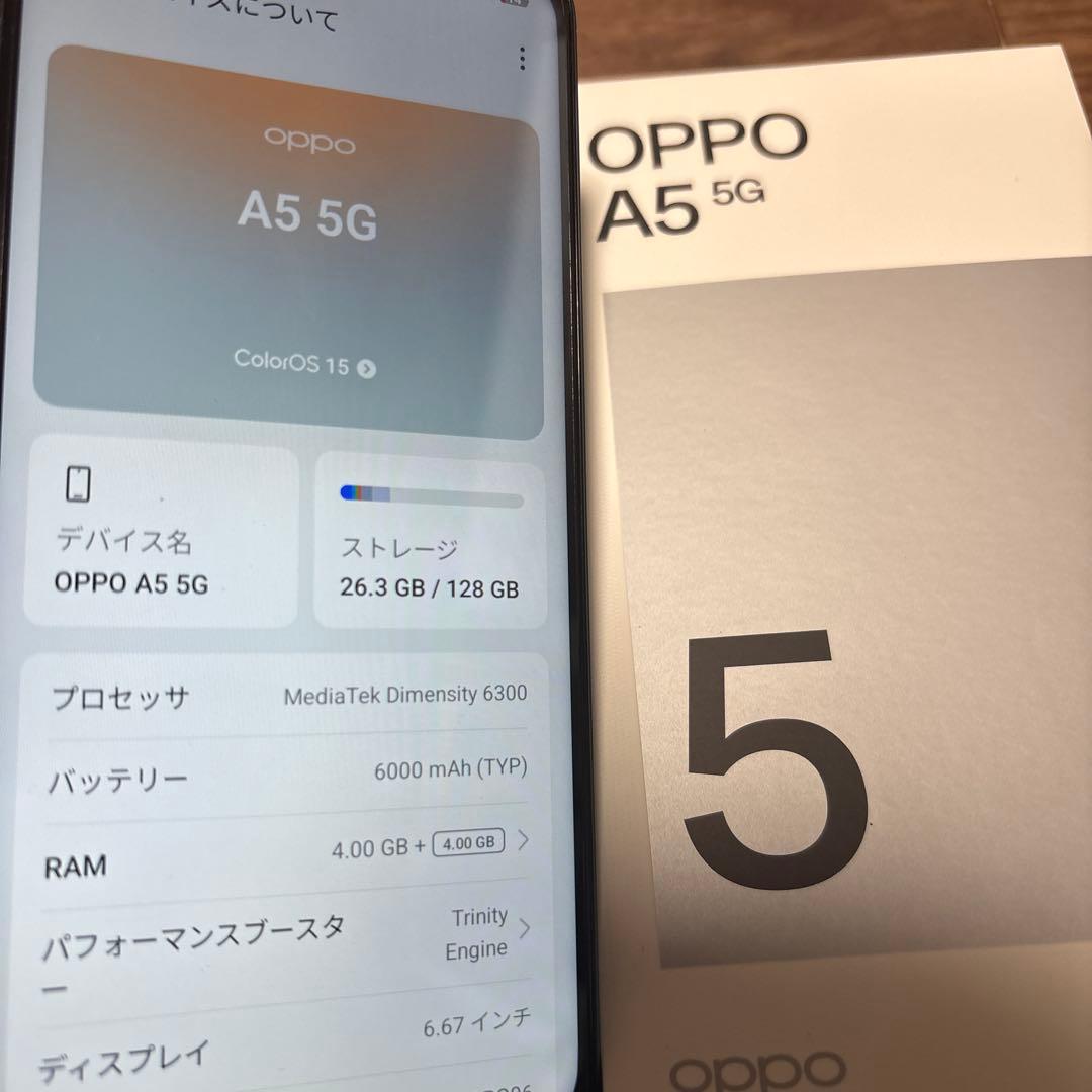 OPPO A5 5G SIMフリー スマートフォン グリーン 4GB/128GB