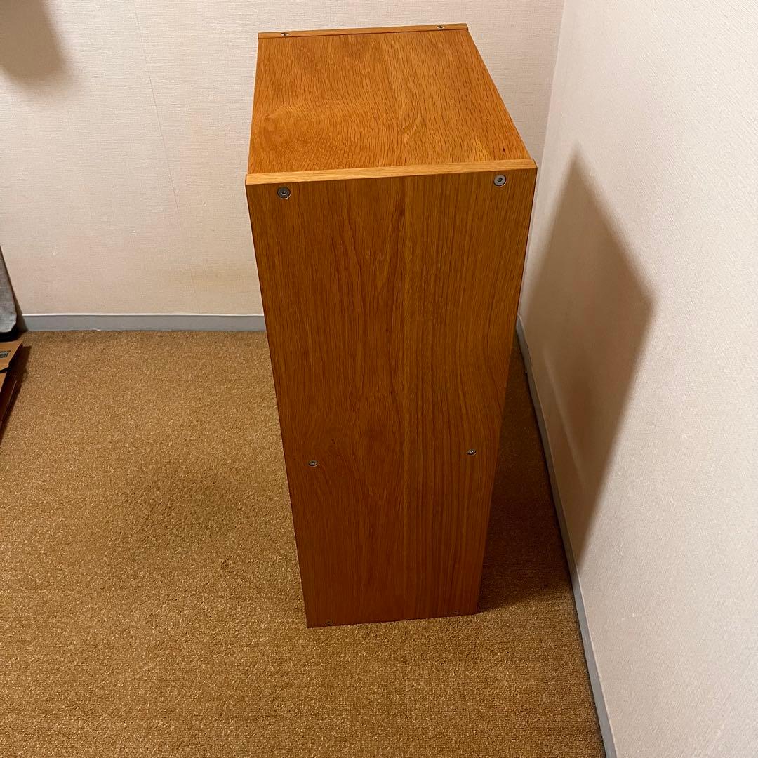 無印良品　スタッキングシェルフ オーク材 2段
