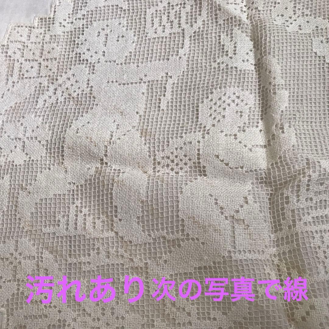 フランスアンティーク　3人の天使のモチーフ　クッションカバー