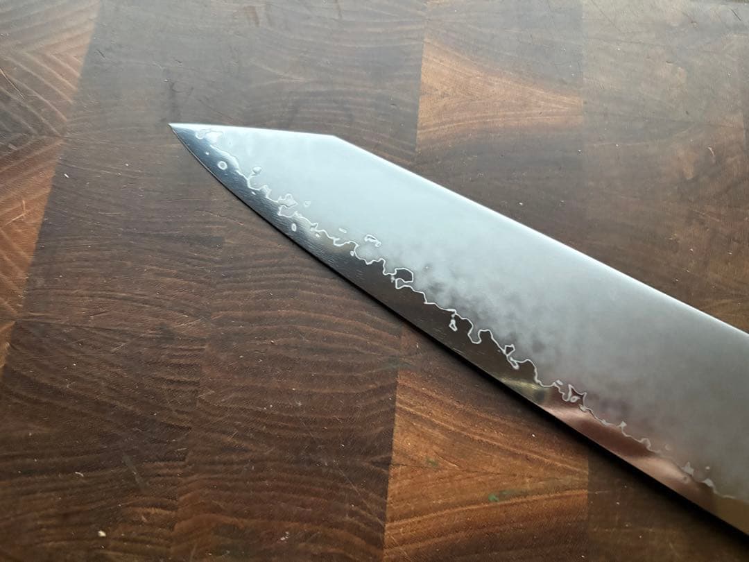 関　打刃物　寛丈　SG2 粉末ハイス 切付　和　牛刀 240mm 包丁　和包丁