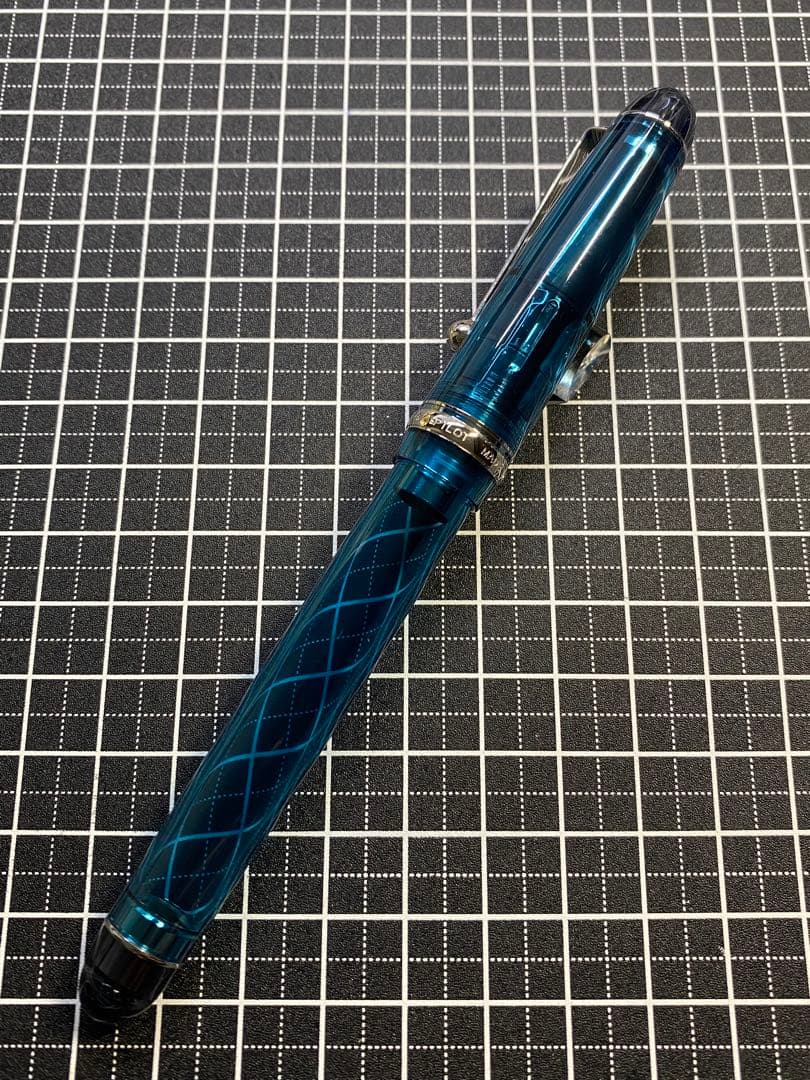 PILOT CUSTOM74 透明ターコイズグリーン　万年筆　字幅M