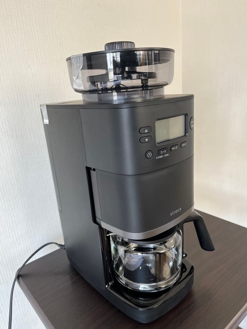 siroca デジタルコーヒーメーカー ブラック