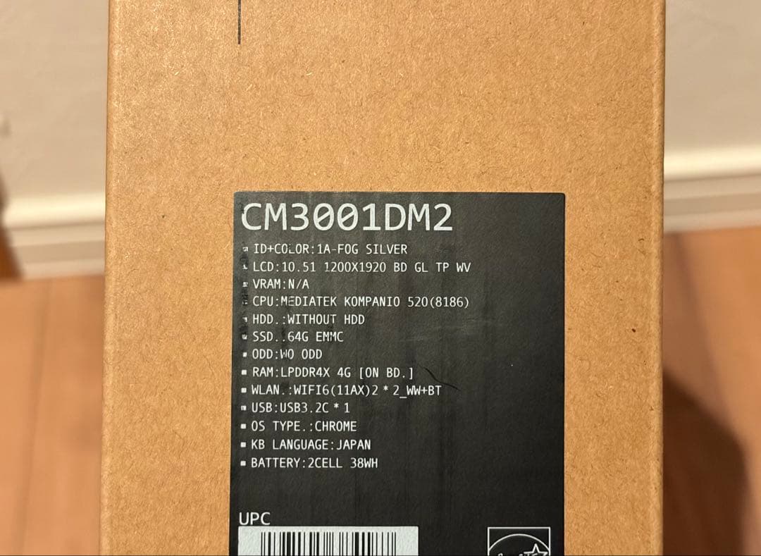 【新品未開封品】ASUS Chromebook CM30 Detachable