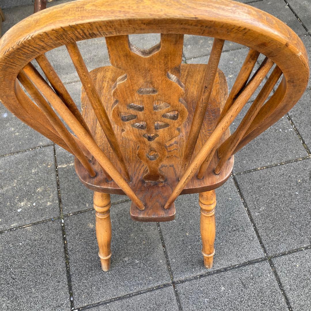 アンティークホイールバックチェア　英国