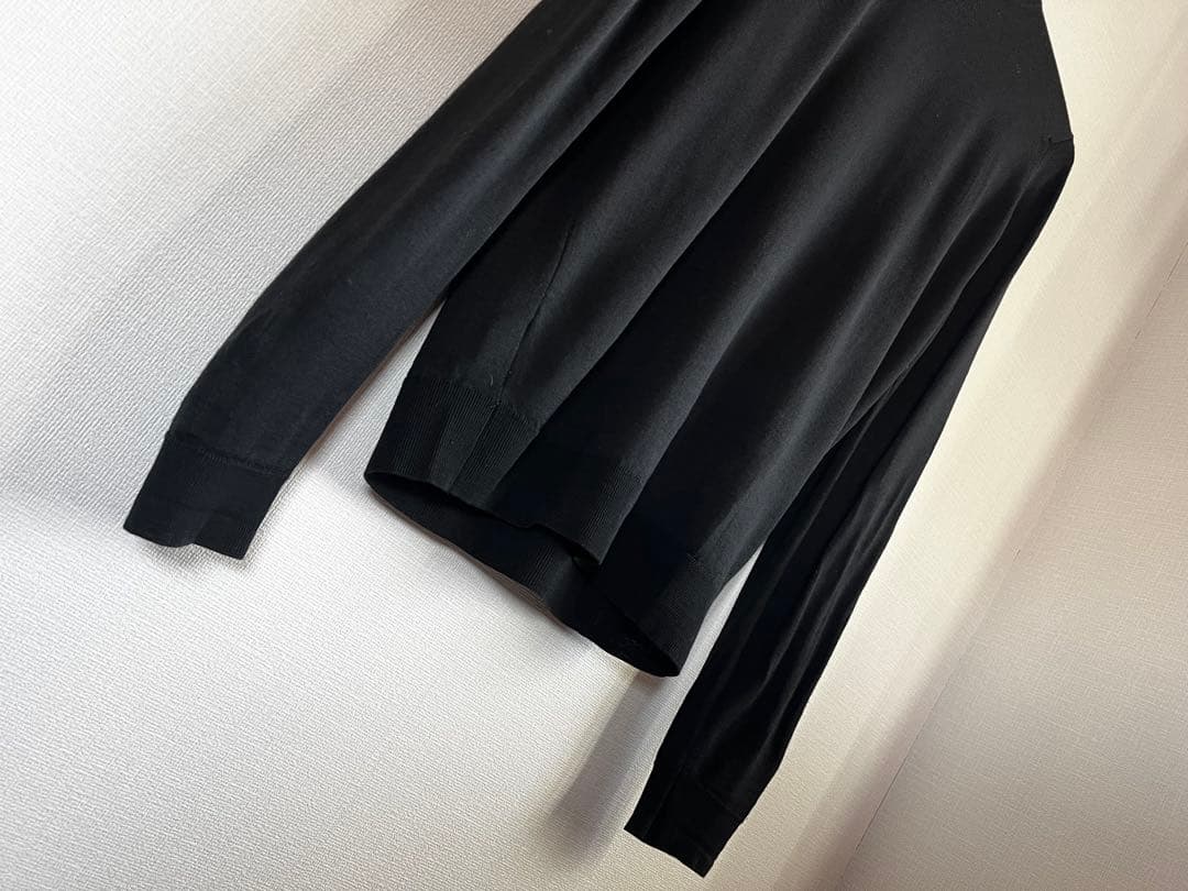 5.3万試着★JOHN SMEDLEY ジョンスメドレー モックネックニットS