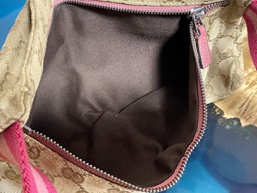 グッチ GUCCI 28566 GG ボディバッグ ウエストポーチ ピンク