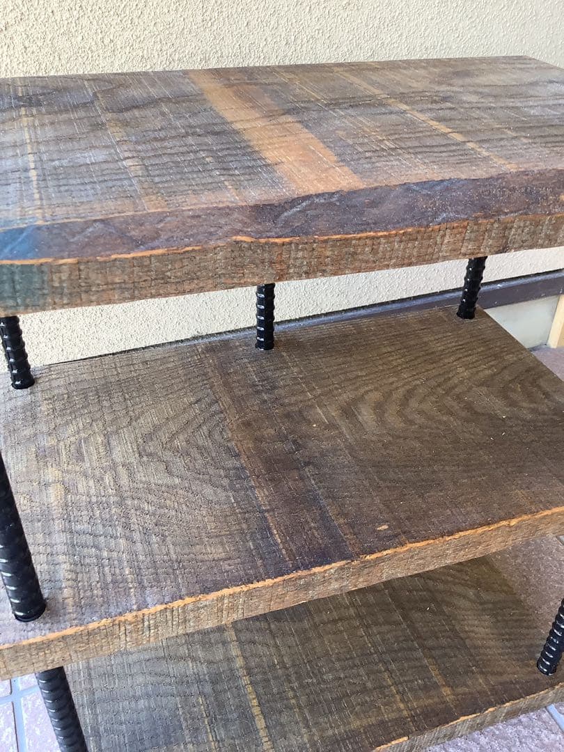 最終価格　アイアン3段シェルフ