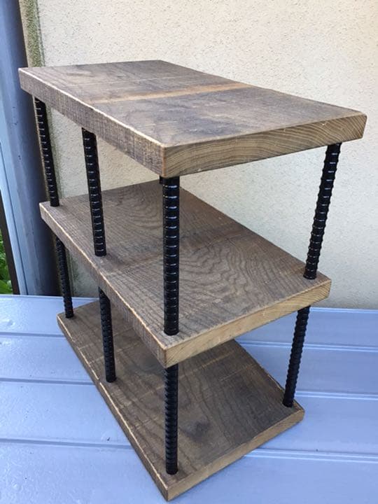 最終価格　アイアン3段シェルフ