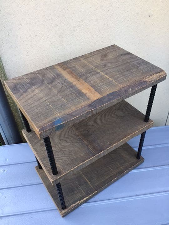 最終価格　アイアン3段シェルフ