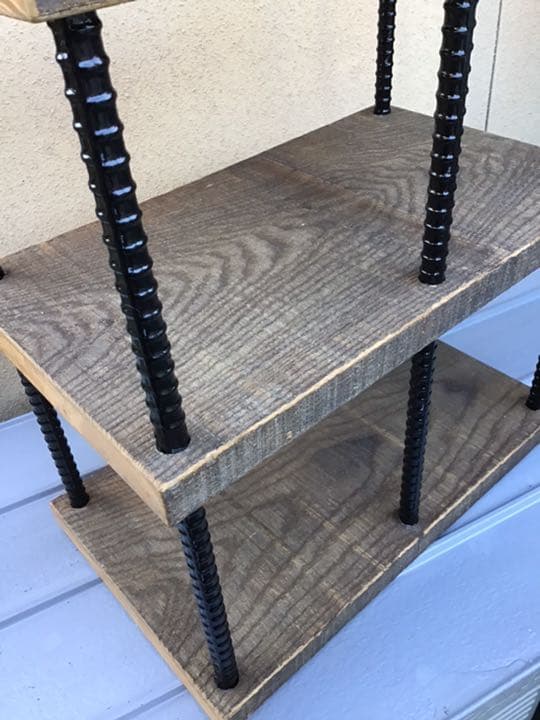 最終価格　アイアン3段シェルフ