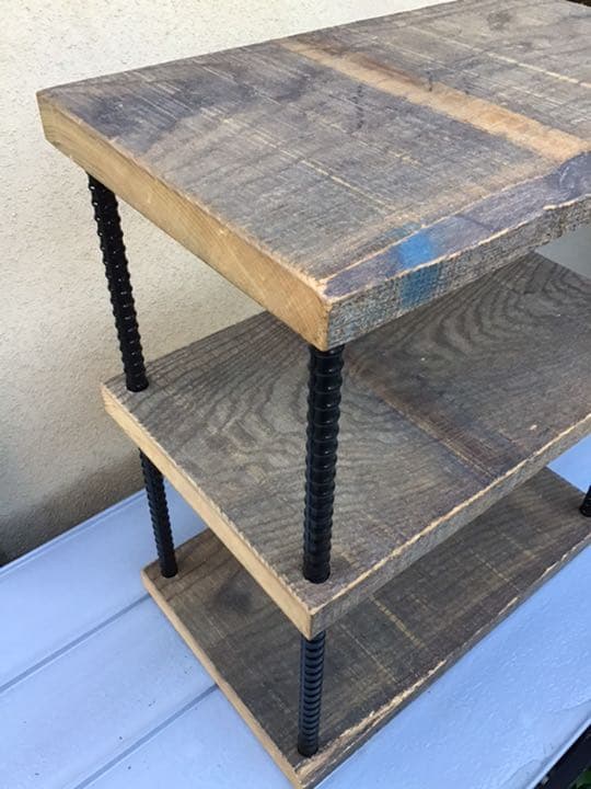 最終価格　アイアン3段シェルフ