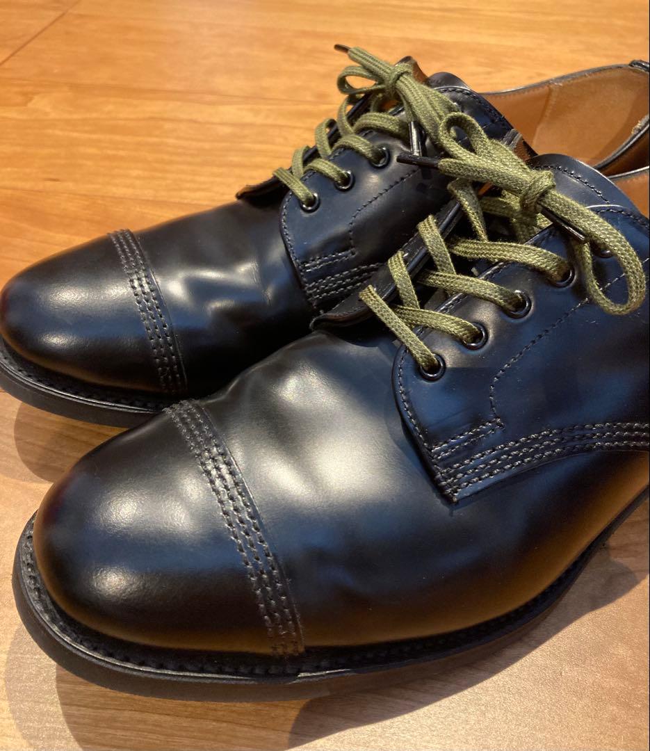 売り切り最終値下げ 新品UK8 サンダースミリタリーダービーシューズ 27㎝