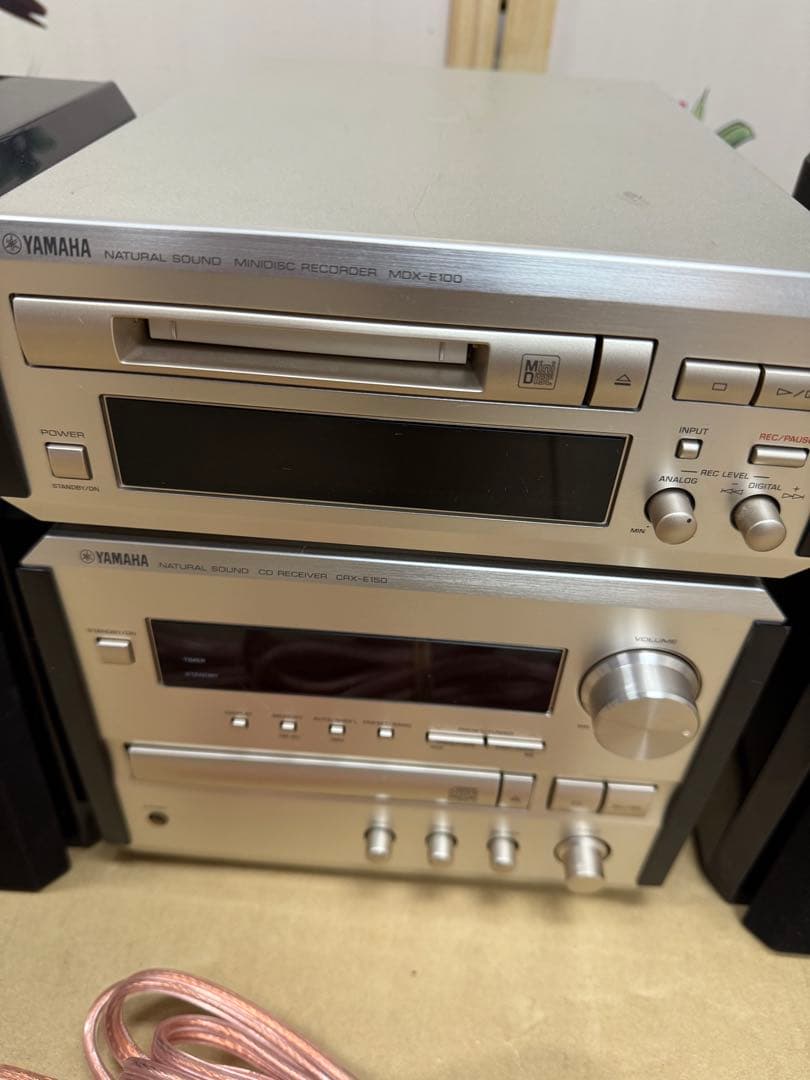 MDX-E100（MDレコーダー）＋ CRX-E150（CDレシーバー）セット