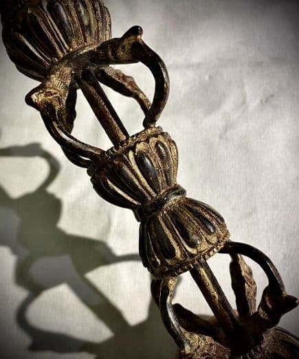 銅器 仏教 明王金剛杵 法器古美術 コレクション品 銅製 工芸品 彫刻装飾品置物