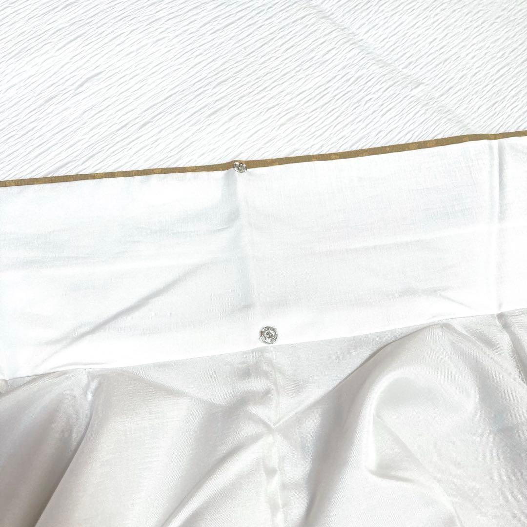 【美品✨】東レシルック　洗える着物　小紋　水玉　霰調　桑染色　手縫い仕立て　H1