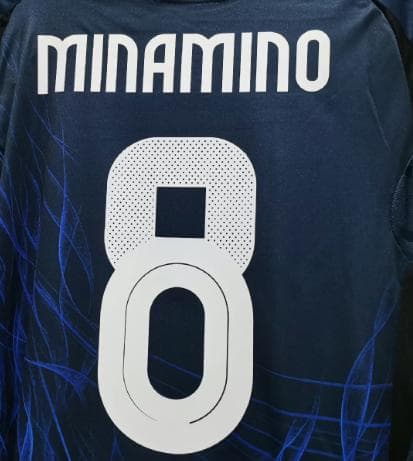 24/25 日本代表 8番 ミナミノ・タクミ Y-3 長袖 ユニフォーム