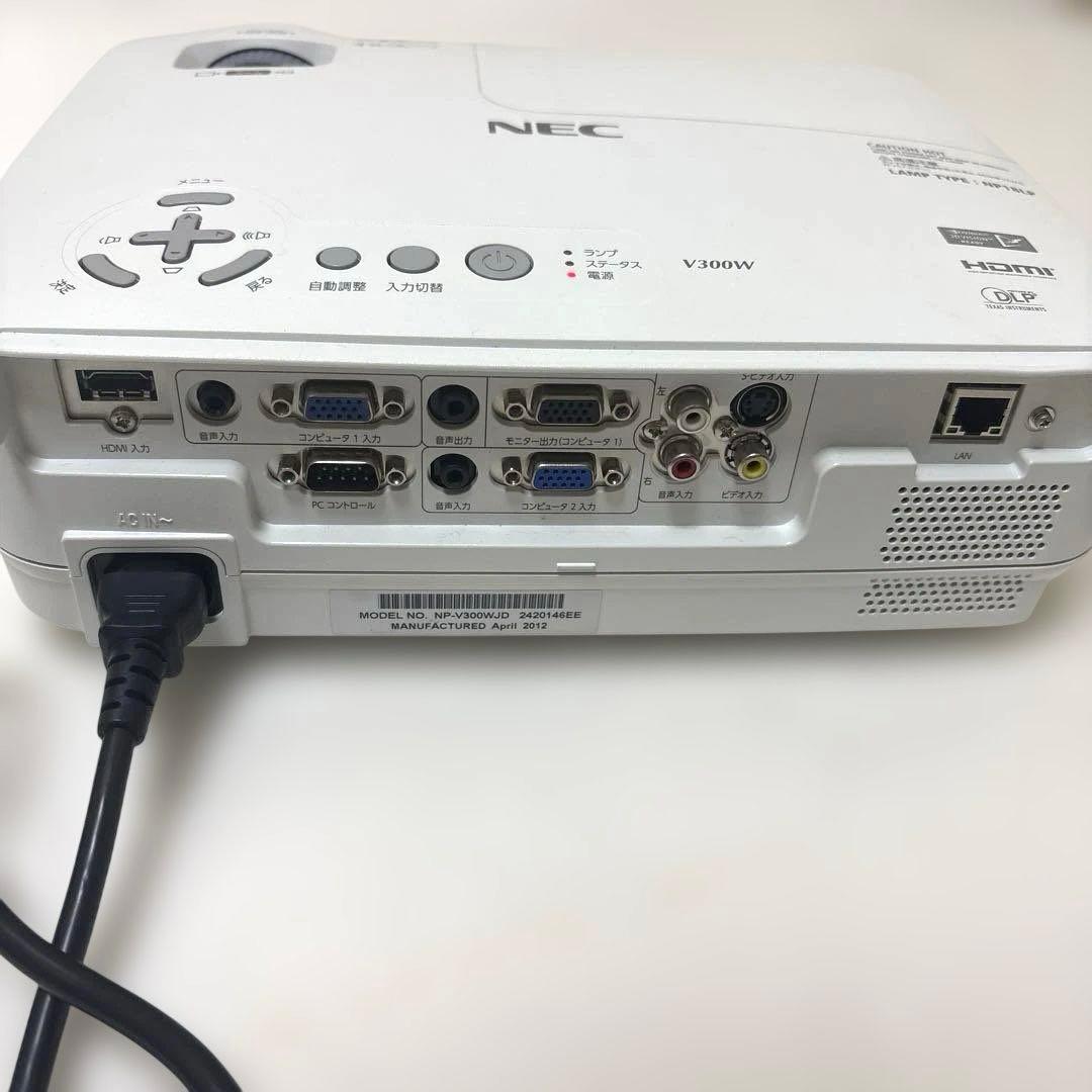 NEC NP-V300WJD プロジェクター