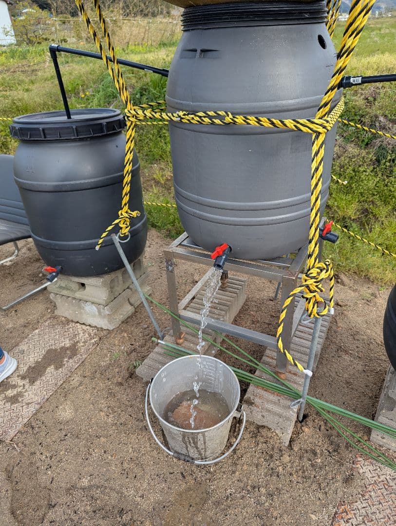 雨水タンク170Lコック付き