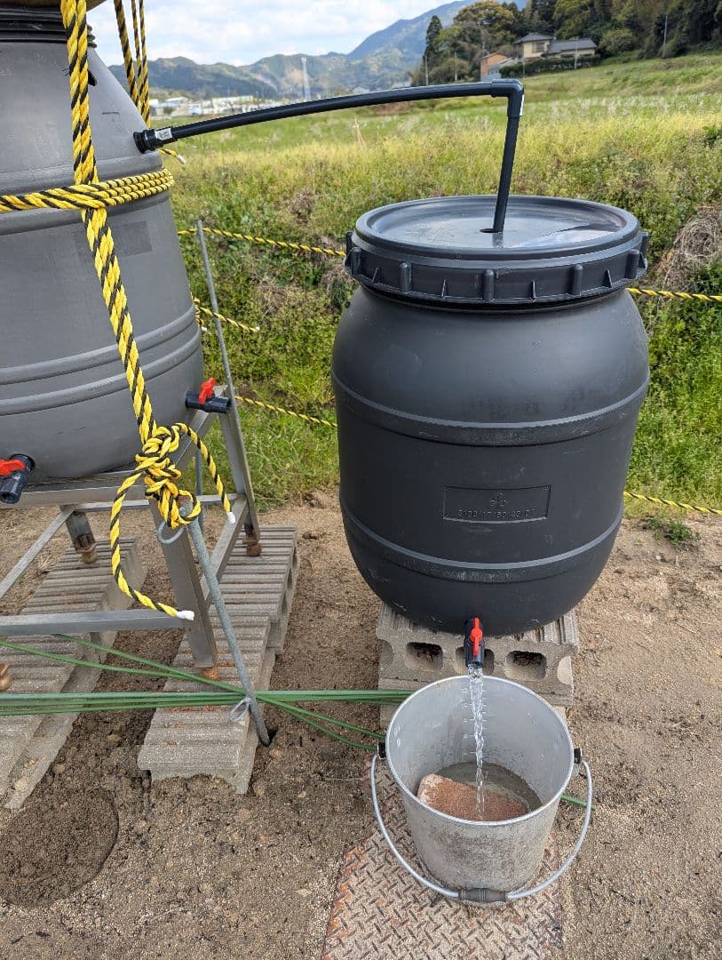 雨水タンク170Lコック付き