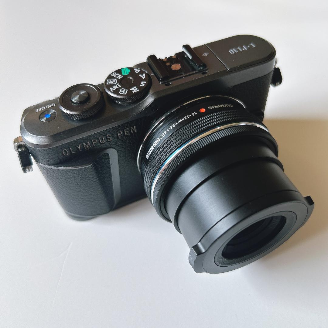 【OLYMPUS E-PL10 ミラーレス一眼カメラ　ブラック】スマホ転送