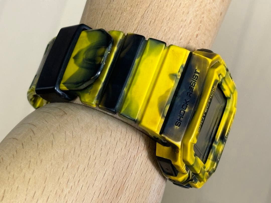 G-SHOCK/ジャミン/G-5500/迷彩/マーブル/カモ/ソーラー/イエロー