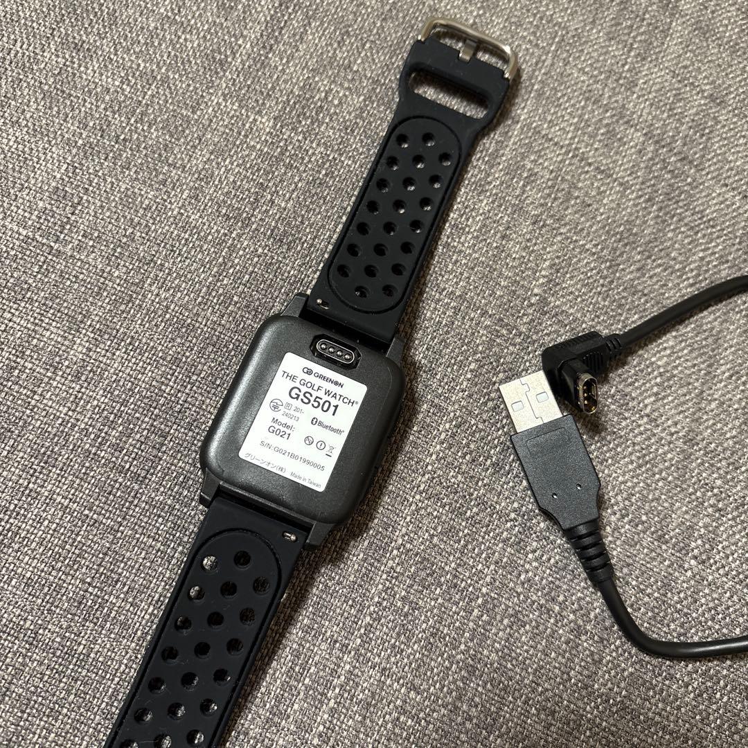 美品グリーンオン ゴルフウォッチGS501