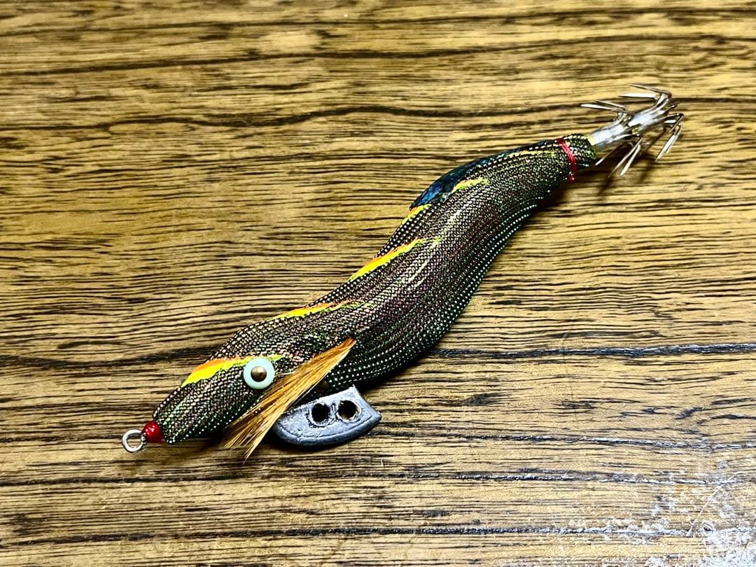 餌木猿 3.0号 2.5号 シンカー穴開け アワビシート 加工 9本まとめ売り