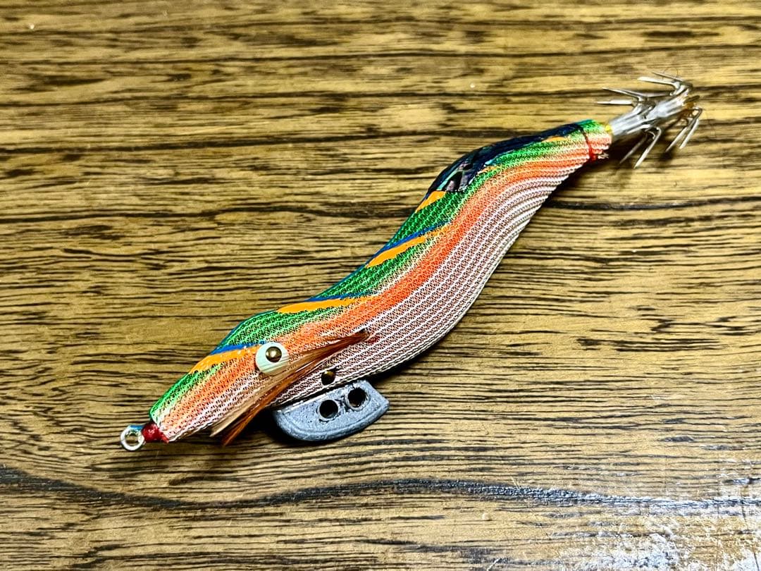 餌木猿 3.0号 2.5号 シンカー穴開け アワビシート 加工 9本まとめ売り