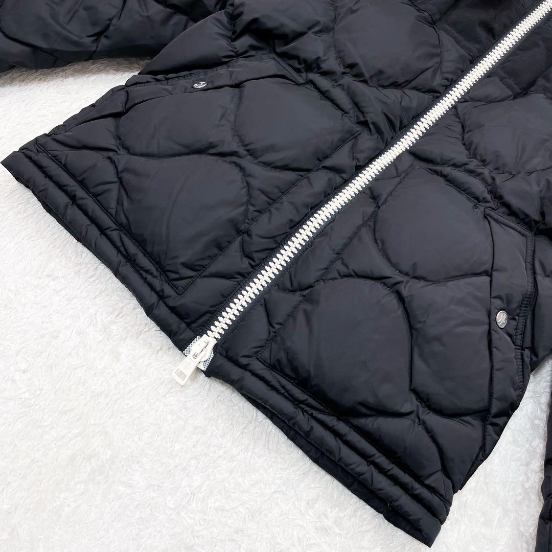 極美品 MONCLER モンクレール 2WAY ダウンジャケット 黒 L