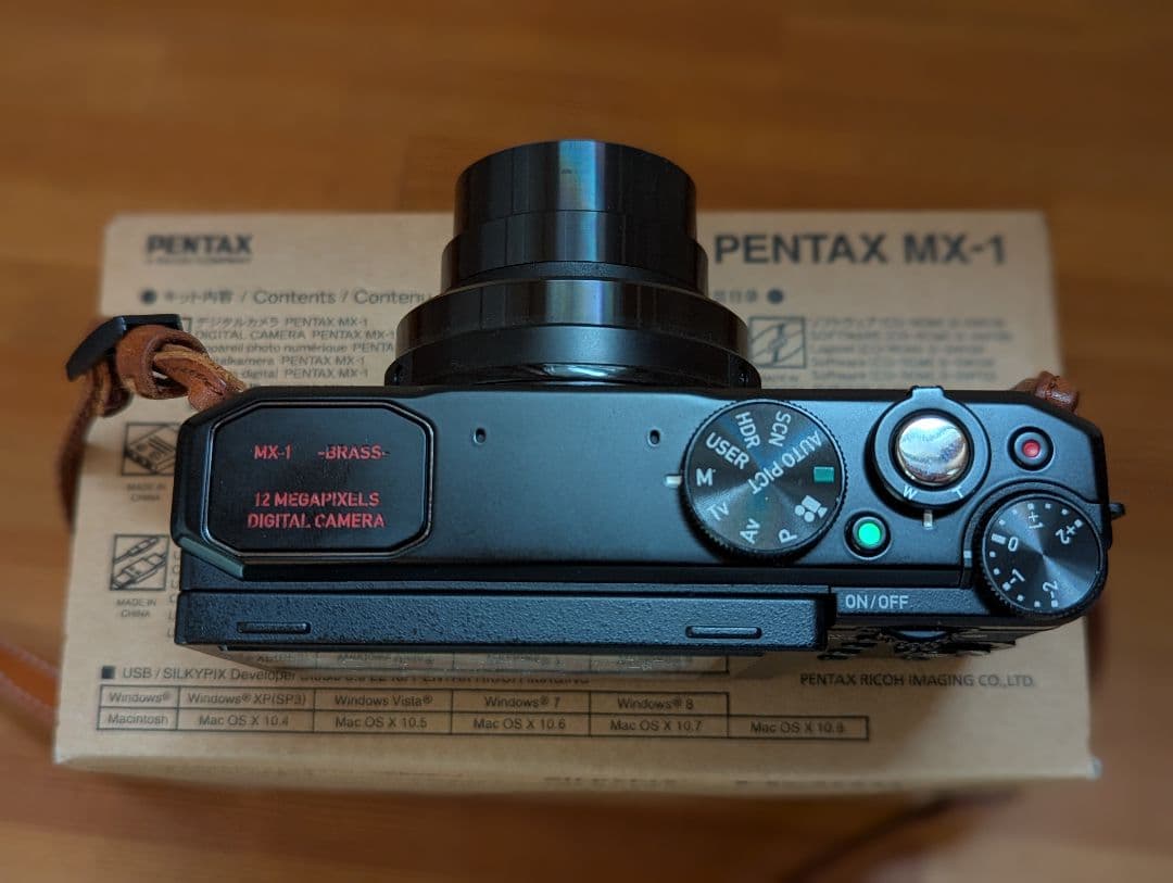 PENTAX MX-1 クラシックブラック デジタルカメラ 稼動 美品 中古