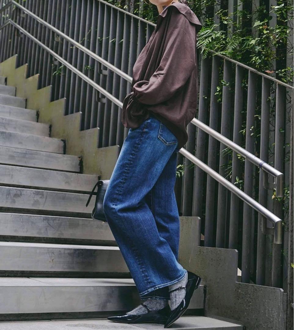 ルタロン　ポインテッドワンストラップフラット　24cm