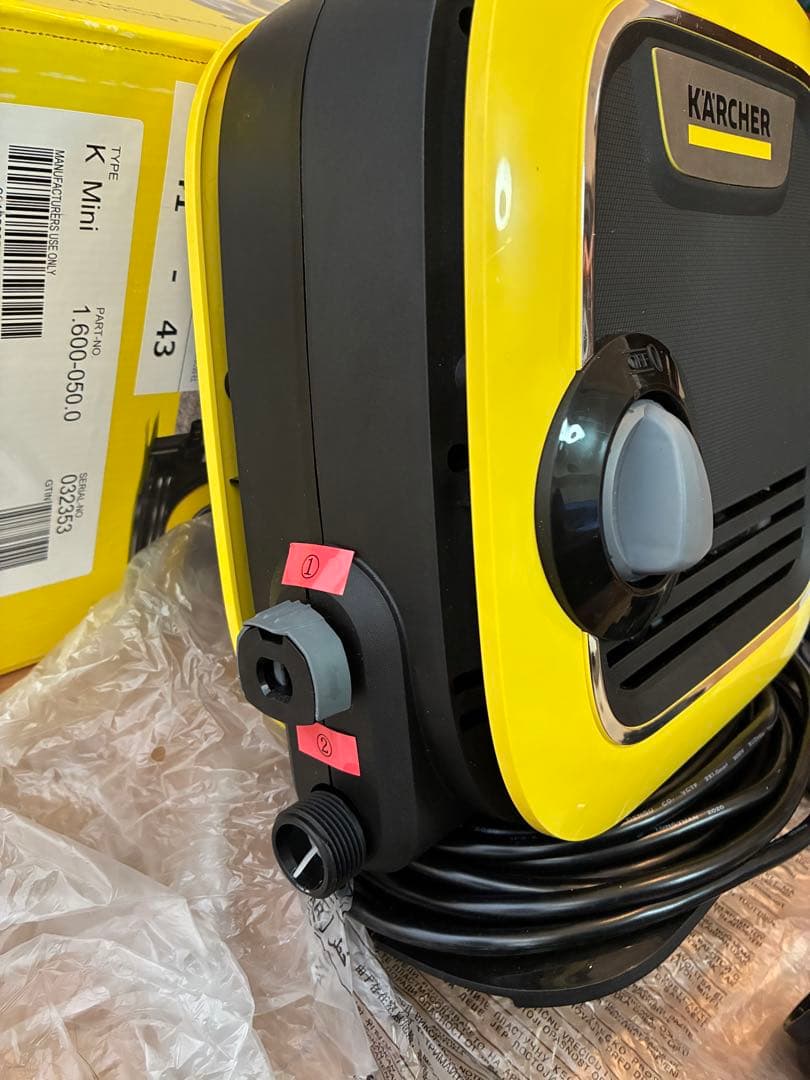 【かなり美品でお得】デッキクリーナー付き KARCHER 高圧洗浄機 Ｋmini