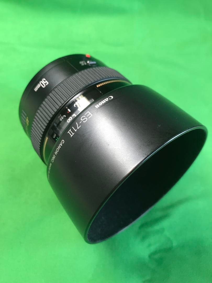 キヤノン　CANON EF50mm f1.4 フードES-71Ⅱ