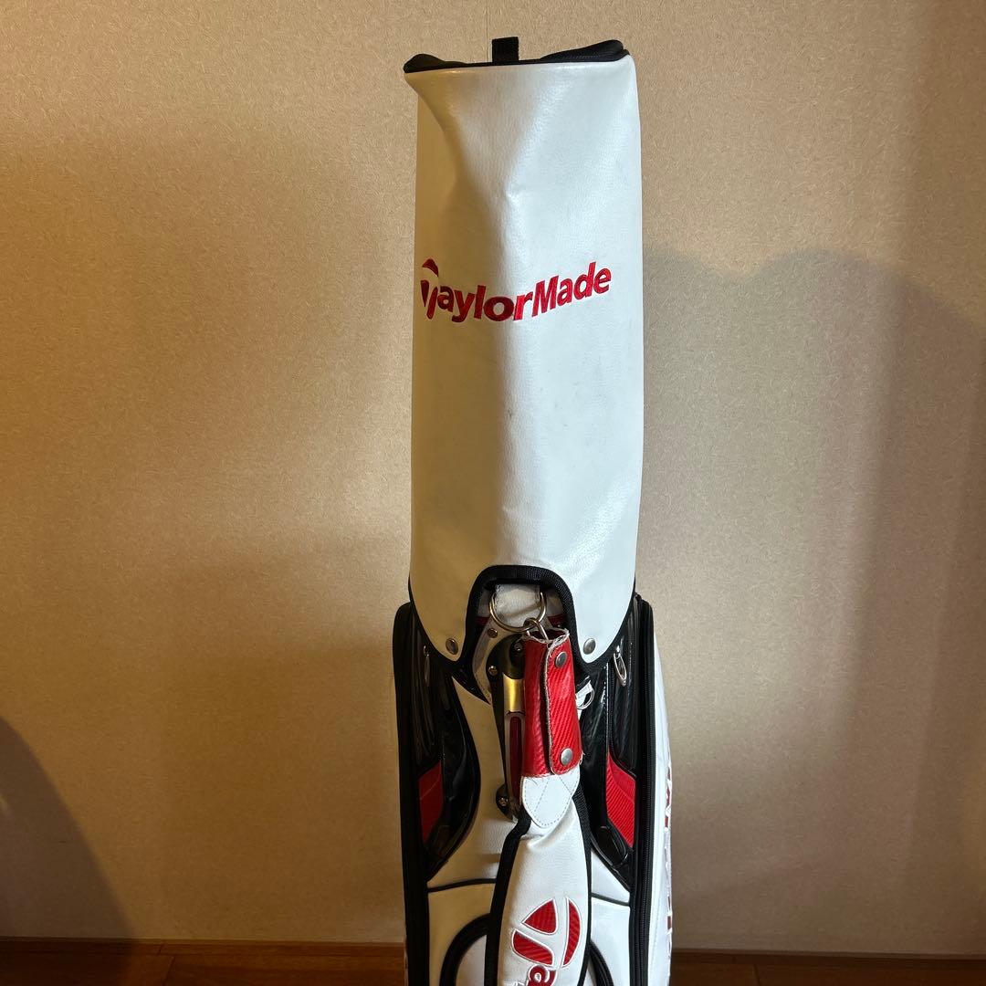 TaylorMade キャディバッグ ホワイト/レッド