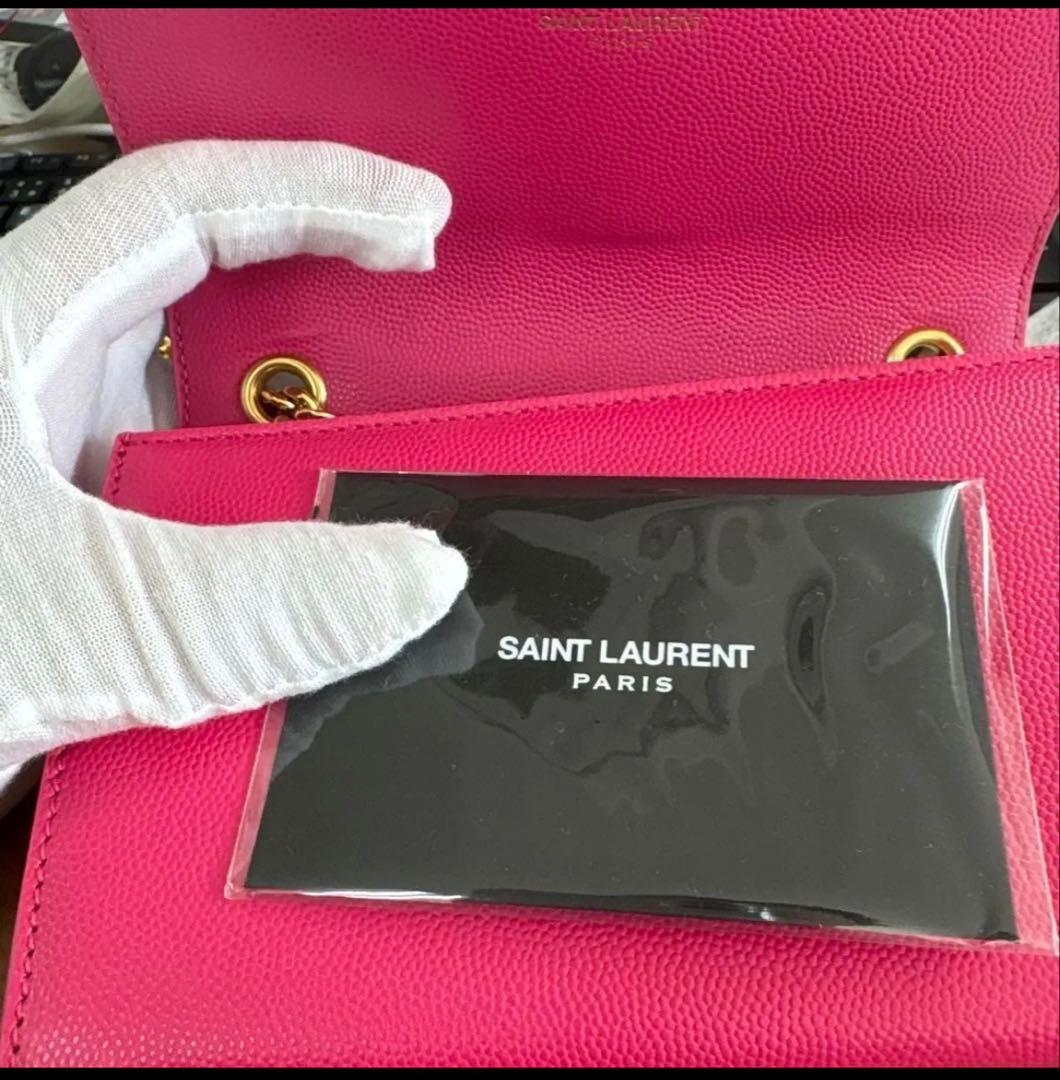 SAINT LAURENT ピンク ショルダーバッグ