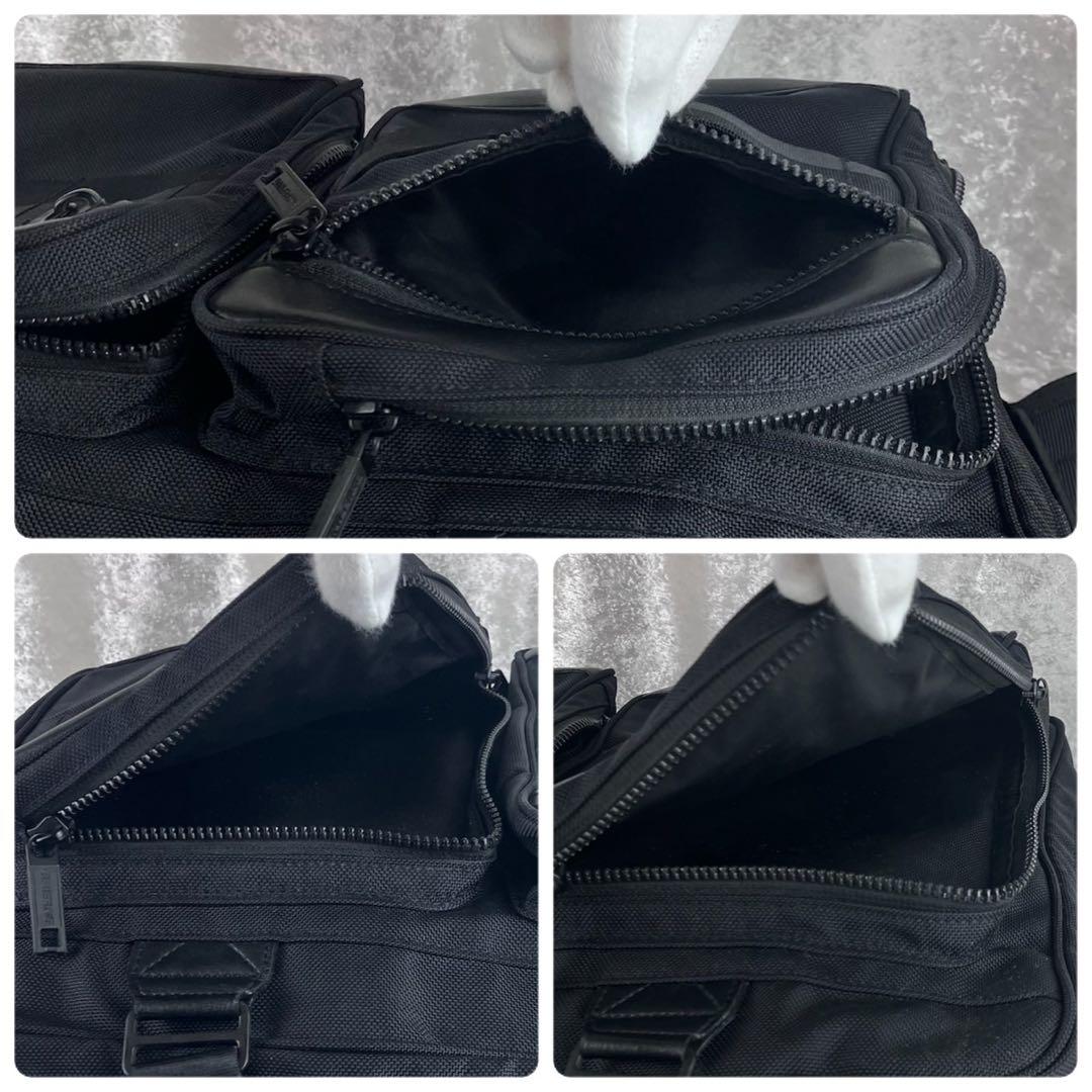 現行 美品 ブリーフィングトリニティコンプ ブラック 2WAY 出張 通勤