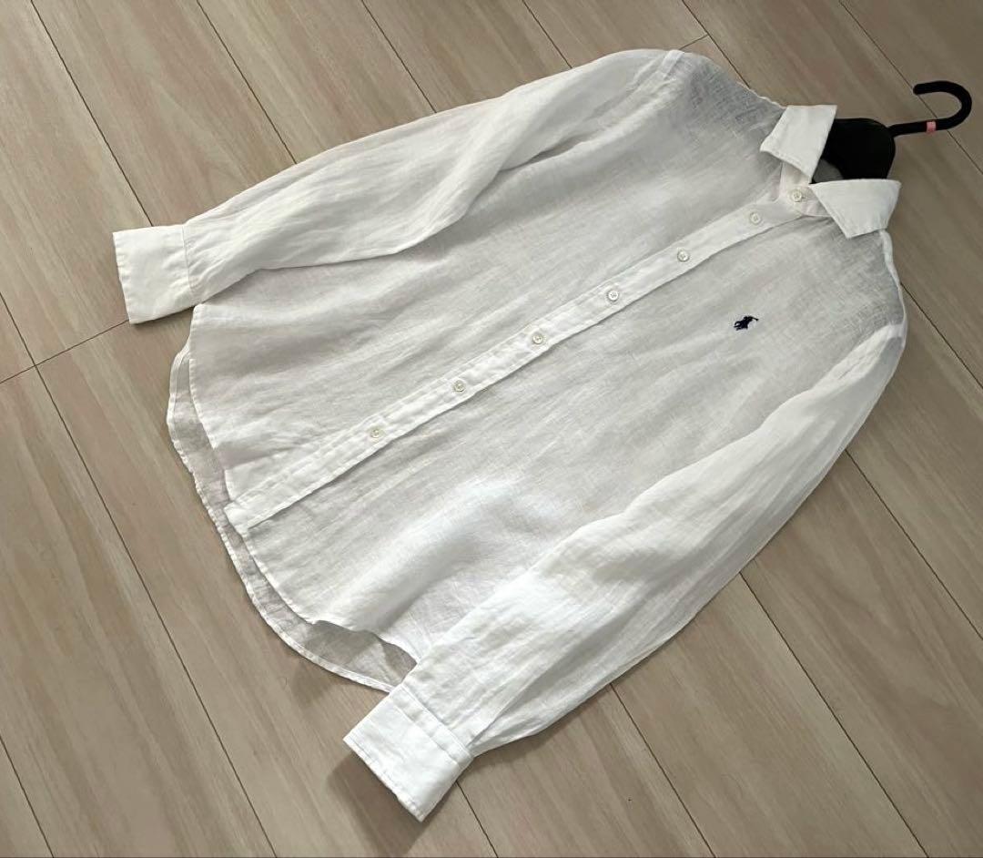 【大人気】POLO RALPH LAUREN(ポロラルフローレン)リネンシャツ麻