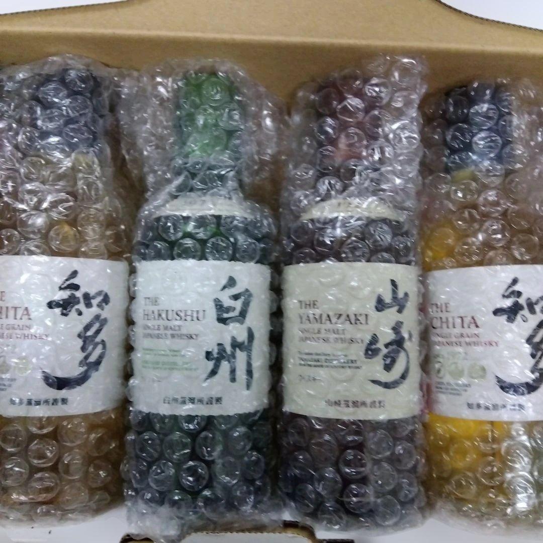 サントリー シングルモルトウイスキー 180ml4本セット