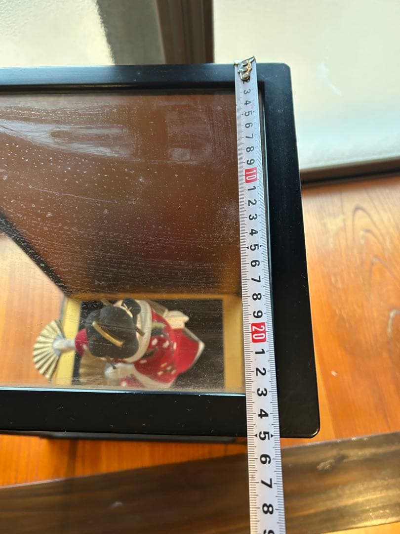 【骨董品‼️】赤い着物の女性 陶器人形 日本美人 舞妓 踊り子 古美術品 芸者芸妓