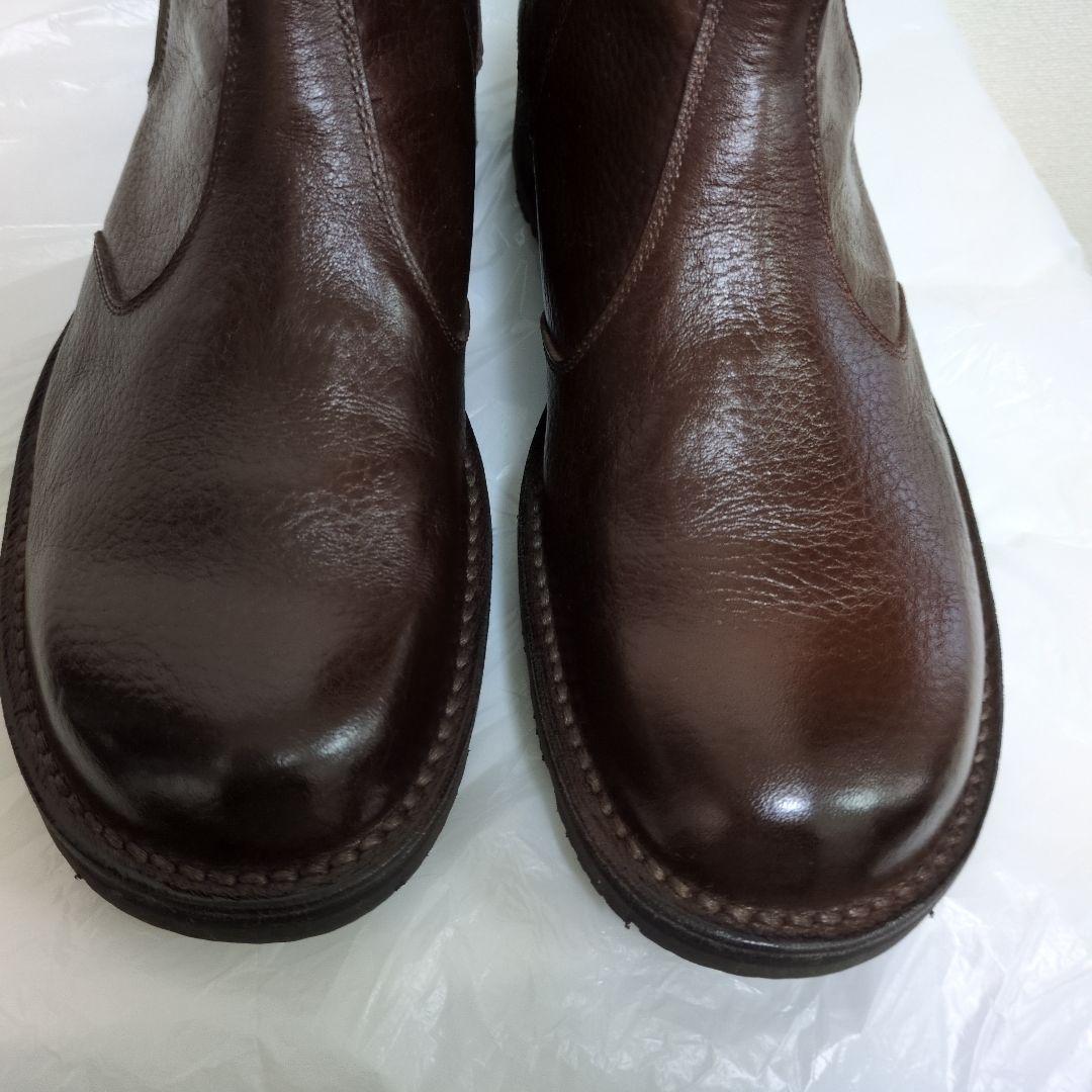 ブラウン サイドゴアブーツ 283サイズ