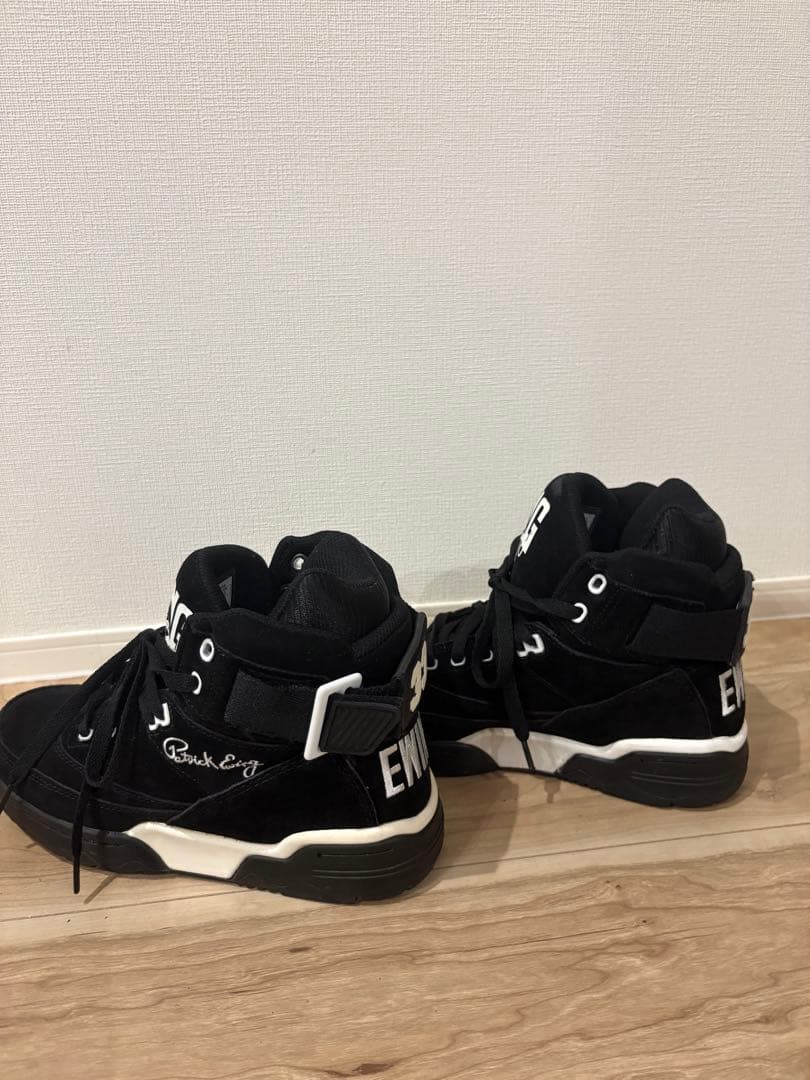 Ewing ブラック ハイカット シューズ バスケットシューズ　スニーカー