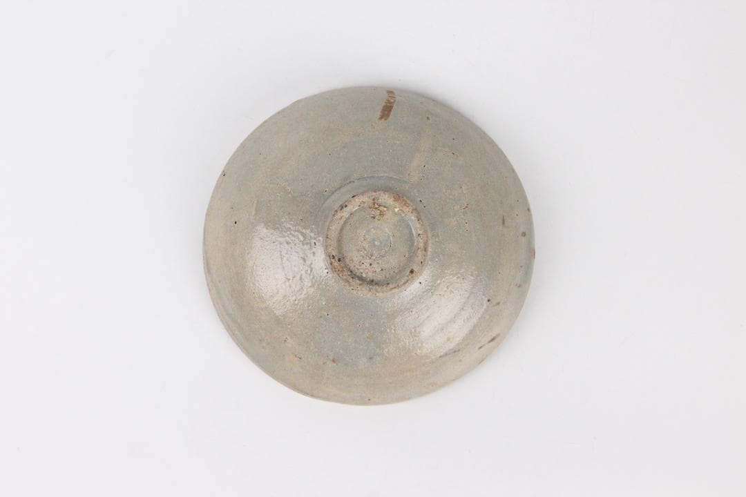 李朝初期 粉青 刻花碗 朝鮮古陶 高麗 茶碗 古美術 骨董 EL11-15