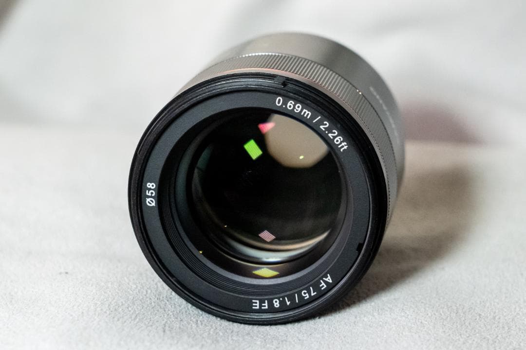 SAMYANG AF 75mm F1.8 FE レンズ　Eマウント フルサイズ