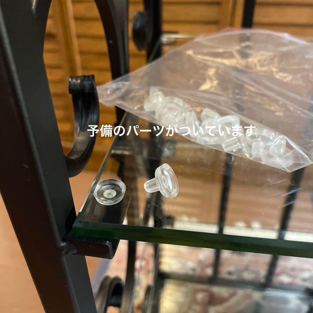 アンティーク調　天板大理石 スリッパラック